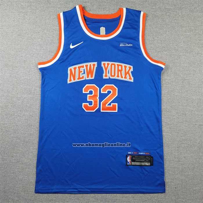 Maglia New York Knicks Karl-Anthony Towns #32 Icon 2024-25 Blu